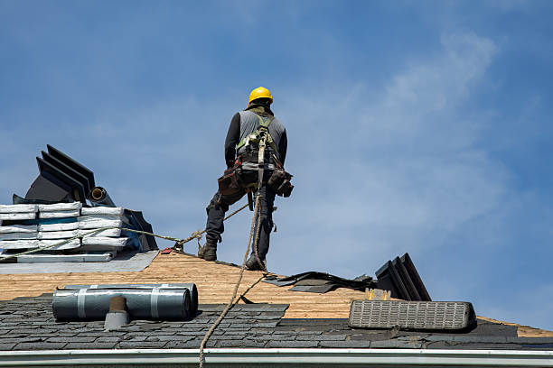 Professional Flat Roof Repair technician working in Northfield, KY